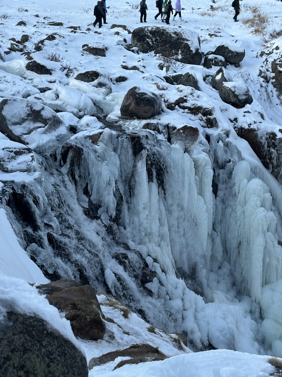Водопад в Териберке
