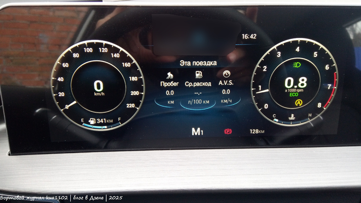На этапе обкатки я режим вождения выставил Eco и частенько использую мануальный режим выбора передач. Автор фотографии kua1102
