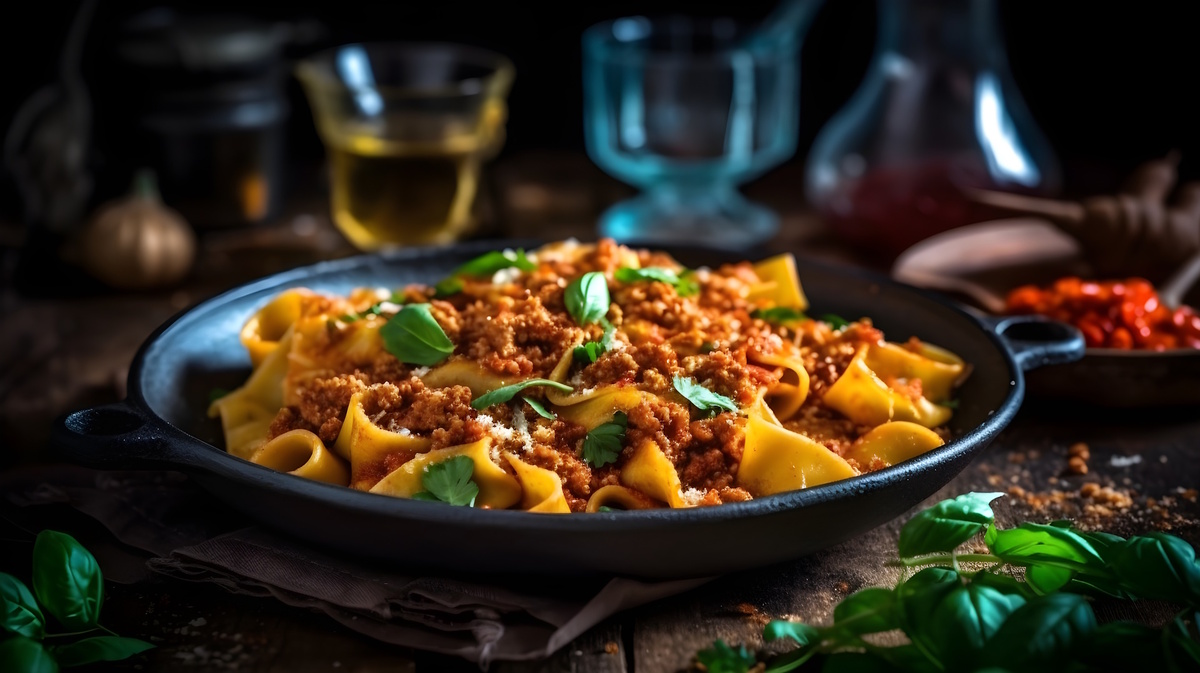 Ужин в итальянском стиле. Изображение - обственность автора статьи.  