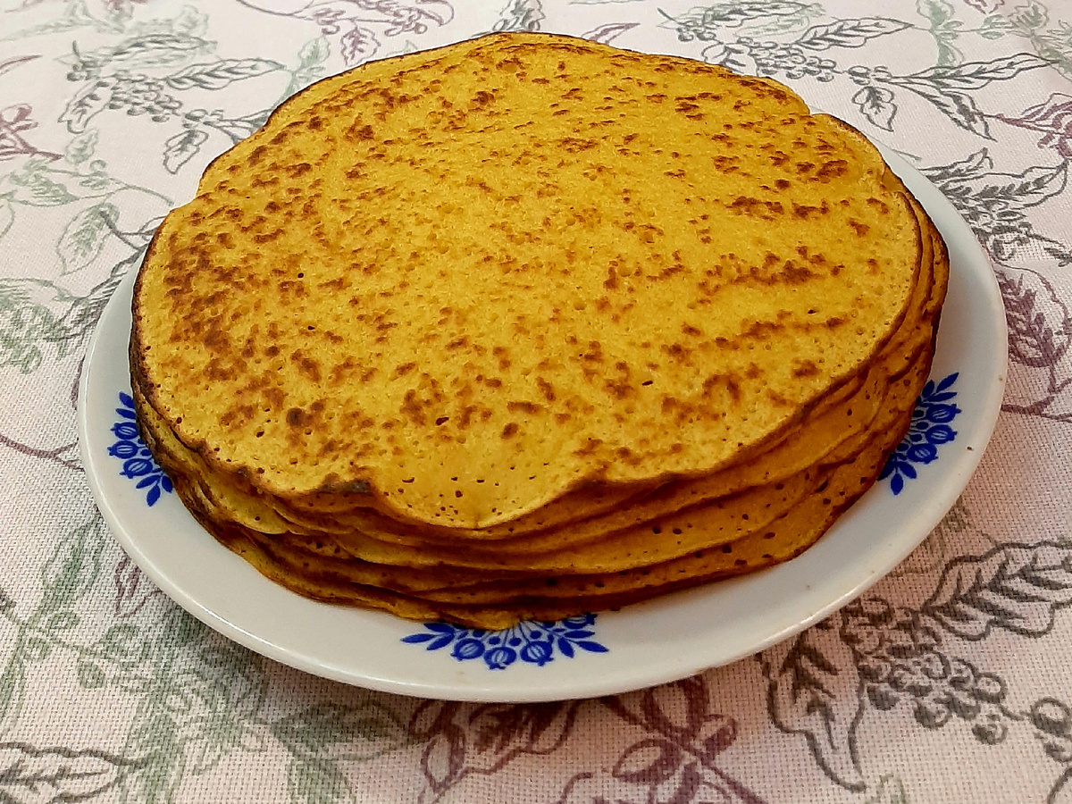 Блины из поленты