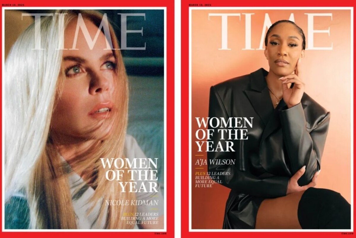    Николь Кидман и Эйжа Уилсон на обложке Time