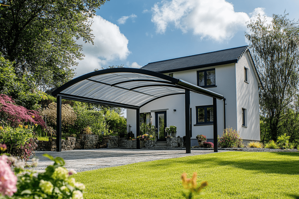    Поликарбонатные навесы в Уфе: надежность, стиль и доступность от ZMK-Zenit! ZMK-ZENIT