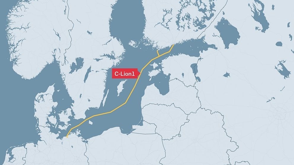 Власти Швеции объявили о новом обрыве кабеля между Германией и Финляндией
