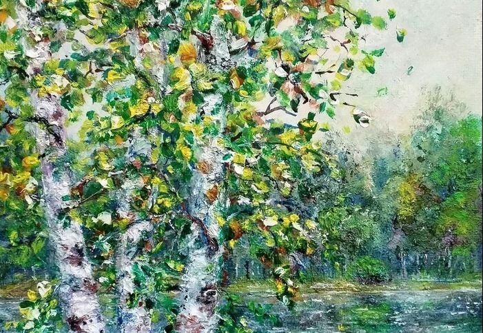 фрагмент картины, художник Любовь Прусик, фото автора