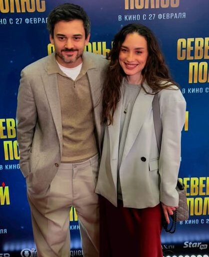    Дайнеко с супругом Юлия Гончарова