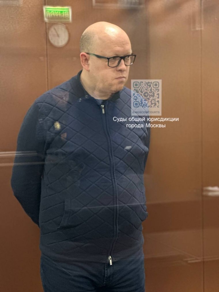 Алексей Нечаев проведет в СИЗО 1 месяц и 22 суток. Фото: официальный телеграм-канал судов общей юрисдикции города Москвы