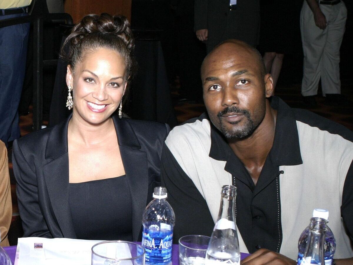    Кар Мэлоун и Брайан Рассел с женами© Getty Images / Malcolm Ali