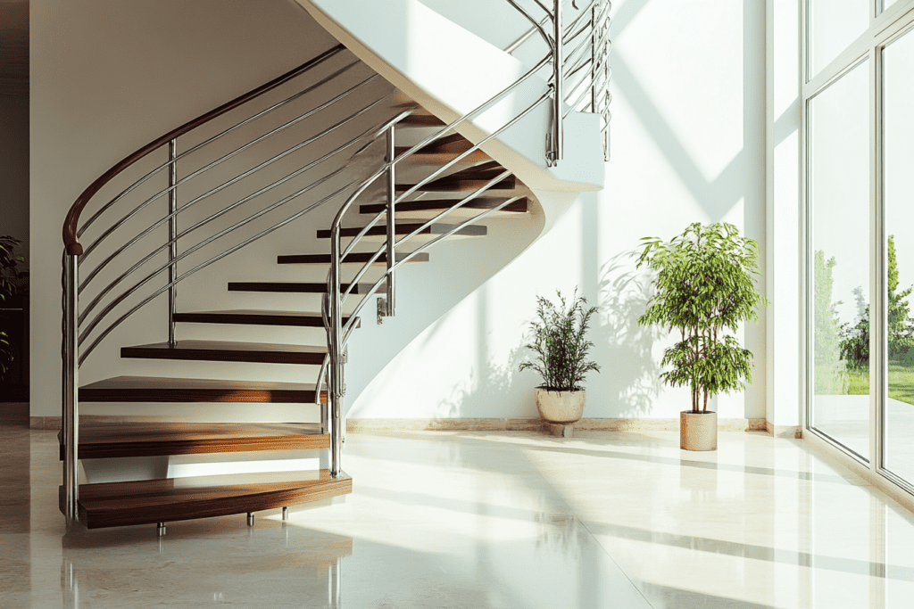    Лестницы на металлокаркасе с деревянными ступенями: как выбрать идеальную лестницу для вашего дома в Уфе от ZMK-Zenit ZMK-ZENIT