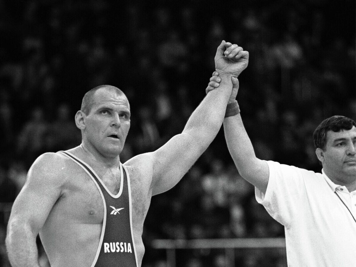    Трехкратный олимпийский чемпион по греко-римской борьбе Александр Карелин© РИА Новости / Дмитрий Коробейников