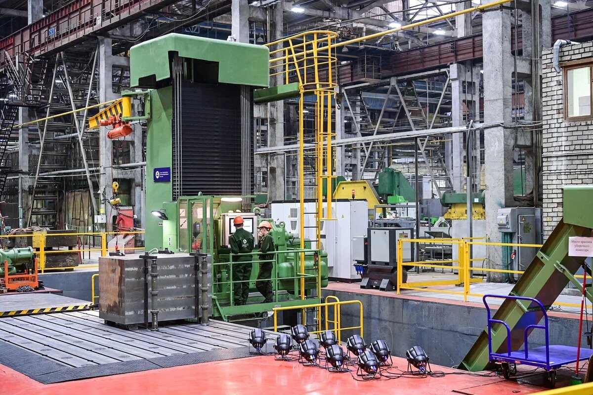 Новый станок на «Петрозаводскмаше». Фото: «Республика» / Сергей Юдин  📷
