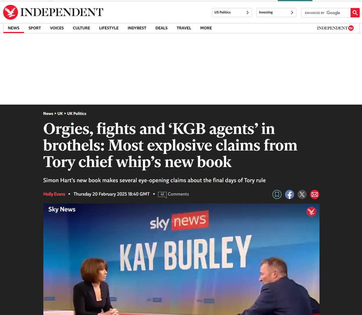    ФОТО: СКРИНШОТ СТРАНИЦЫ САЙТАINDEPENDENT.CO.UK