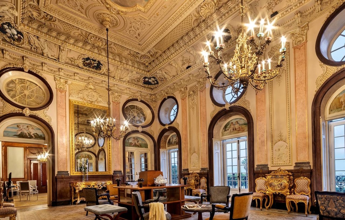 Один из залов для отдыха постояльцев