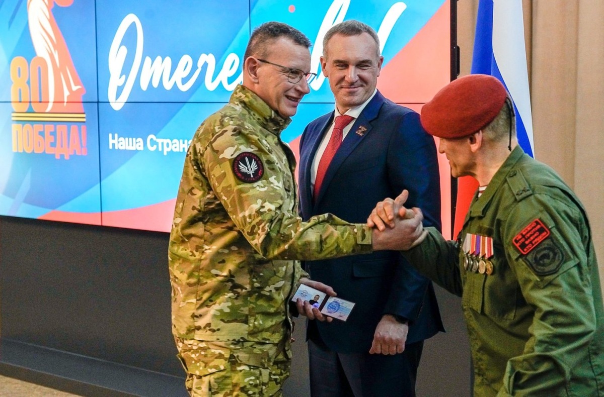    Военнослужащий из Сербии вступил в региональную Ассоциацию ветеранов СВО