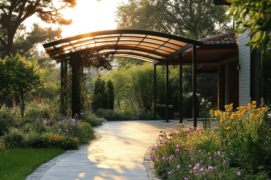    Поликарбонатные навесы от ZMK-Zenit: надежность, стиль и экономия для вашего дома в Уфе! ZMK-ZENIT