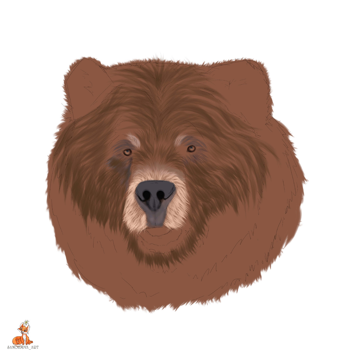 Прорисовка шерсти