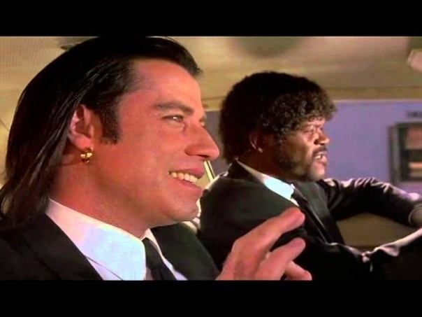 - А знаешь, как в Париже называют четвертьфунтовый чизбургер? Роял-чииз! А Биг Мак? Биг Мак это Биг Мак, только они называют его "Лё Биг Мак"