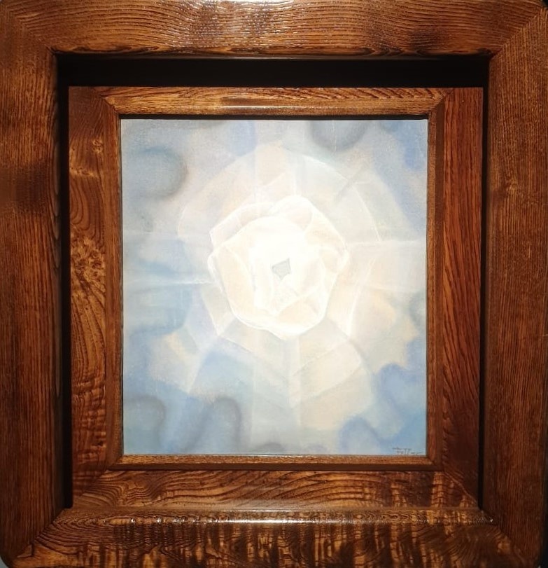 Роза на голубом, 1975