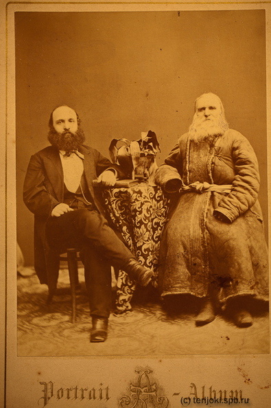 Яков Перетц и его отец Иван Акимов. Фото: terijoki.spb.ru