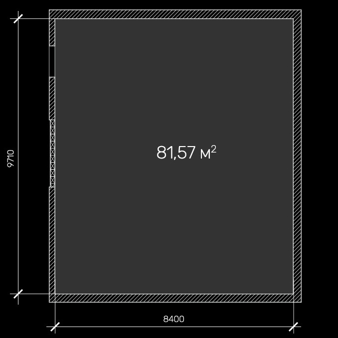 План исходного помещения