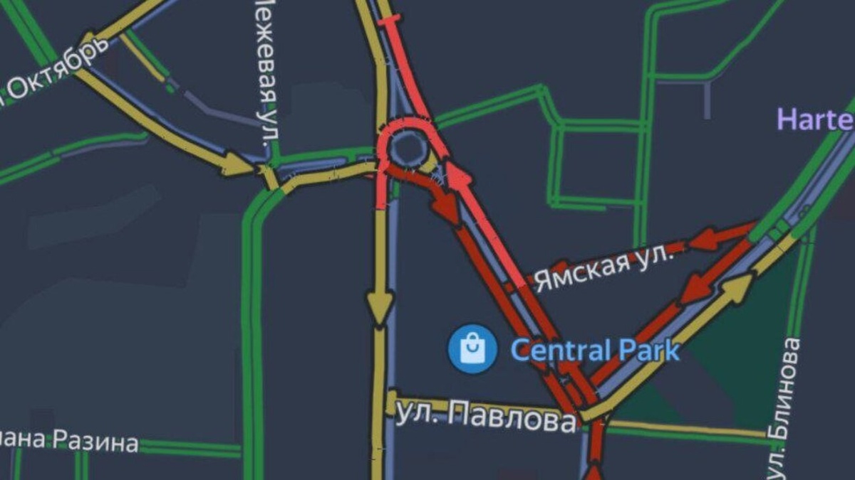    В Курске наблюдаются значительные задержки личного и общественного транспорта