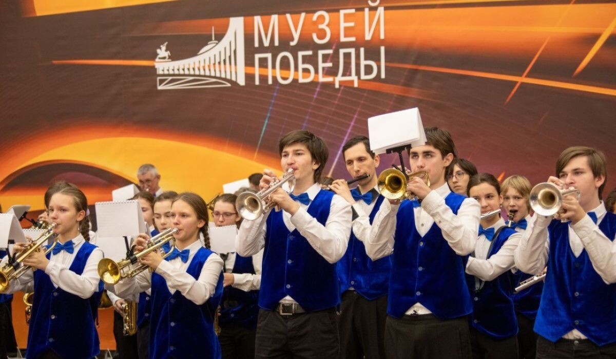     Выступление сводного духового оркестра в Музее Победы Источник: victorymuseum.ru Автор фото: Пресс-служба Музея Победы