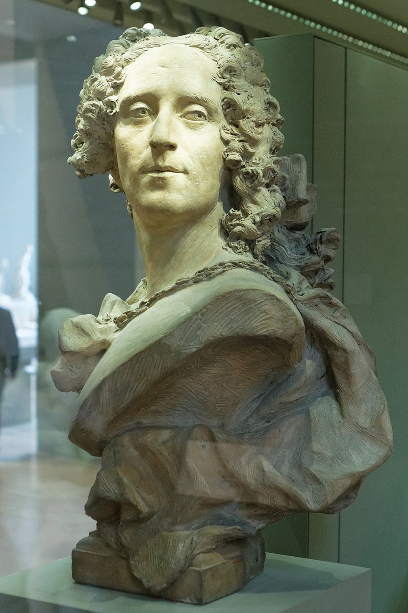 Бюст художника, автор Жан-Батист Лемуан