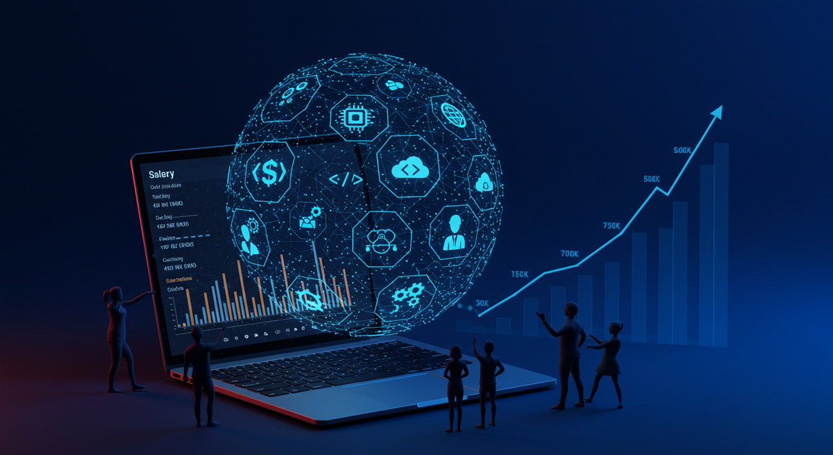 Топ-6 высокооплачиваемых IT-профессий 2025: зарплаты от 150 000₽ до 700 000₽. Как войти в digital-сферу без опыта?