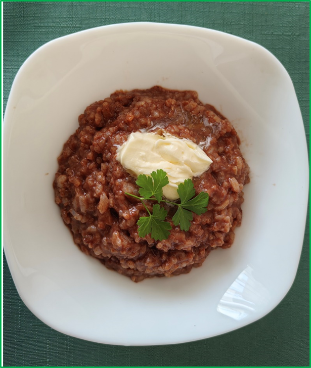 Каша рисовая шоколадная на воде