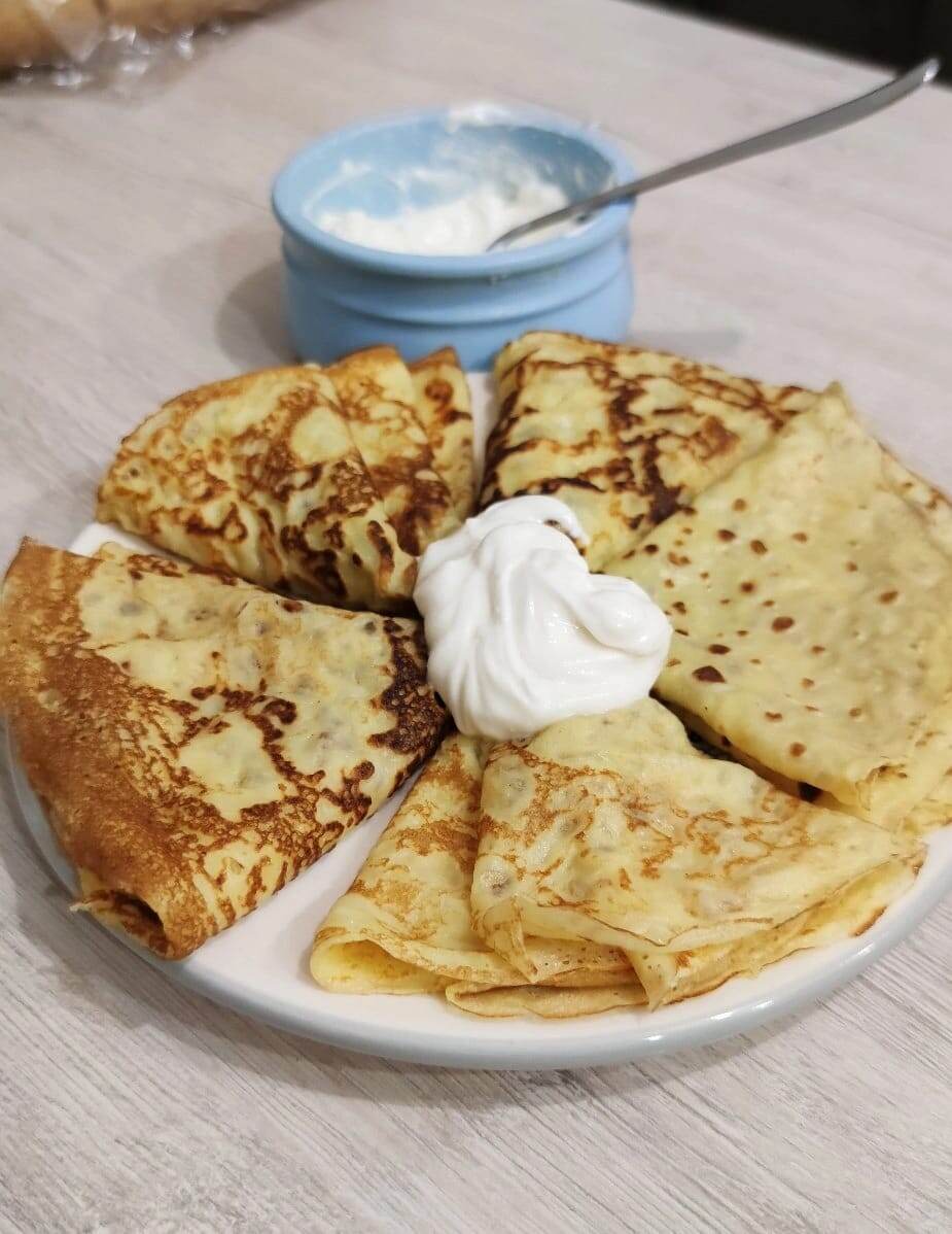 На фото блинчики из рисовой муки