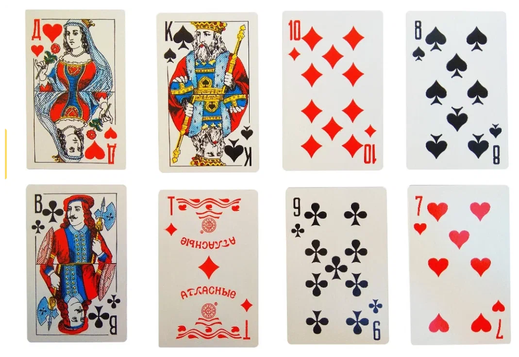 В преферансе - 32 карты