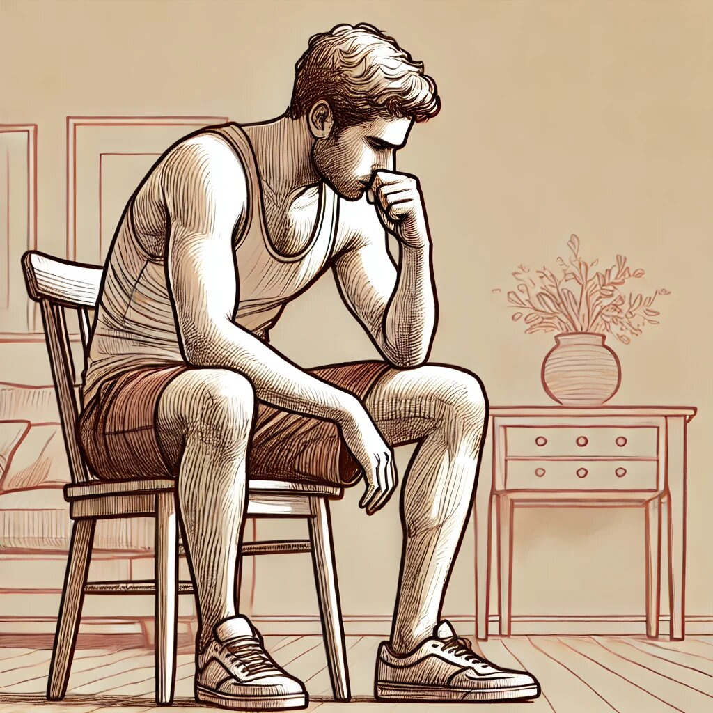 Правильное положение при носовом кровотечении - сесть и наклонить голову вперед.