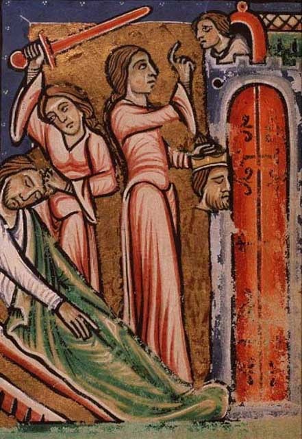 «Юдифь», миниатюра, ХI век. Франция