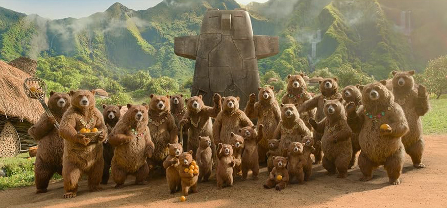 Кадр из фильма «Paddington in Peru». Режиссер: Дагал Уилсон. Производство: Canal+ [fr], Columbia Pictures Corporation, Kinoshita Group, Marmalade Films Ltd., Stage 6 Films, Studio Canal. Прокат: Вольга