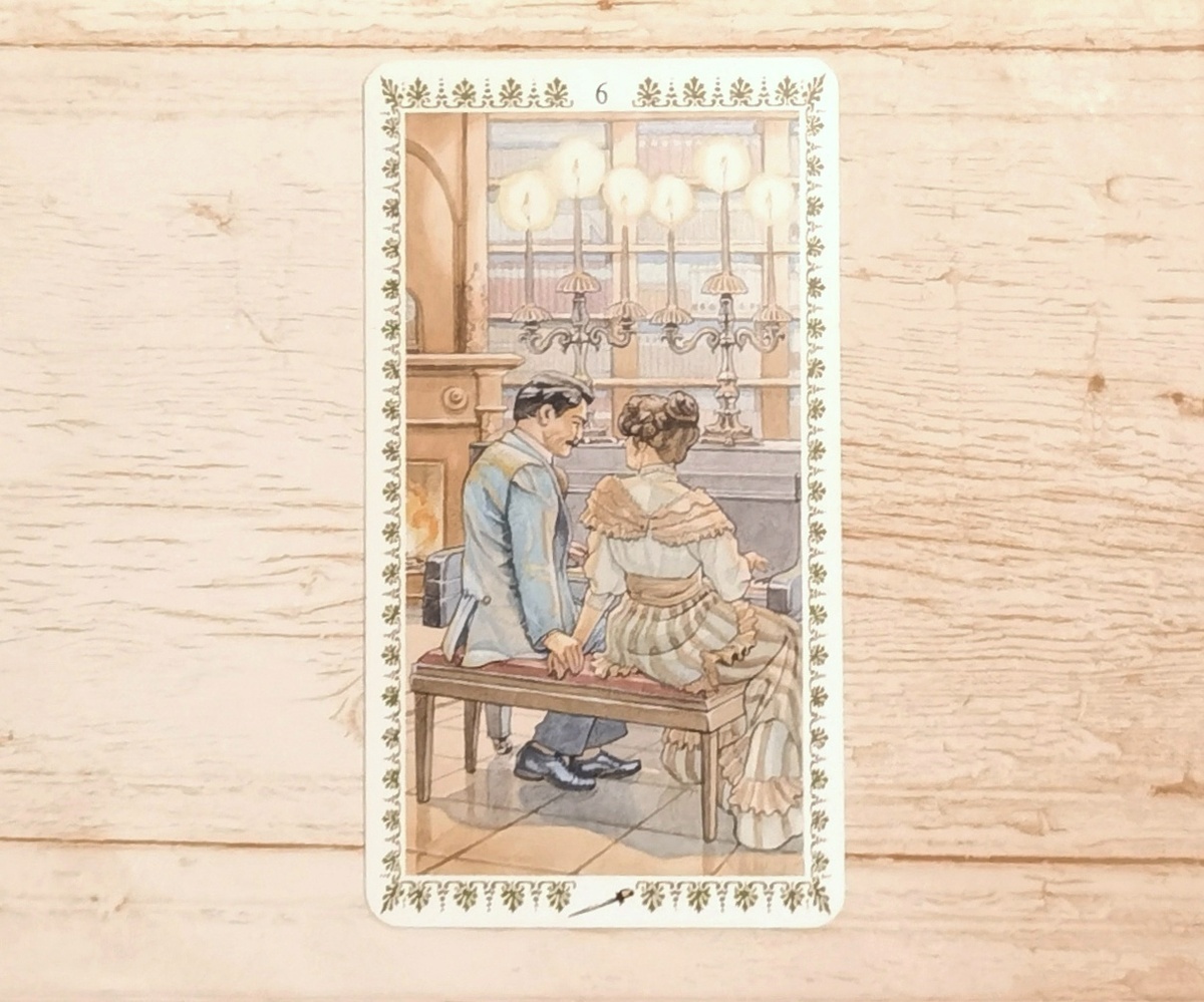 Аркан "6 Мечей". "Универсальное Таро".