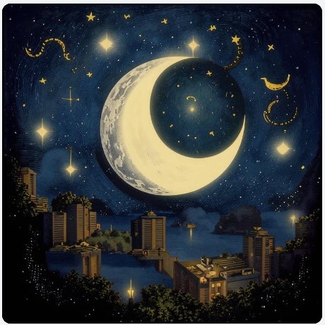 Луна убывающая