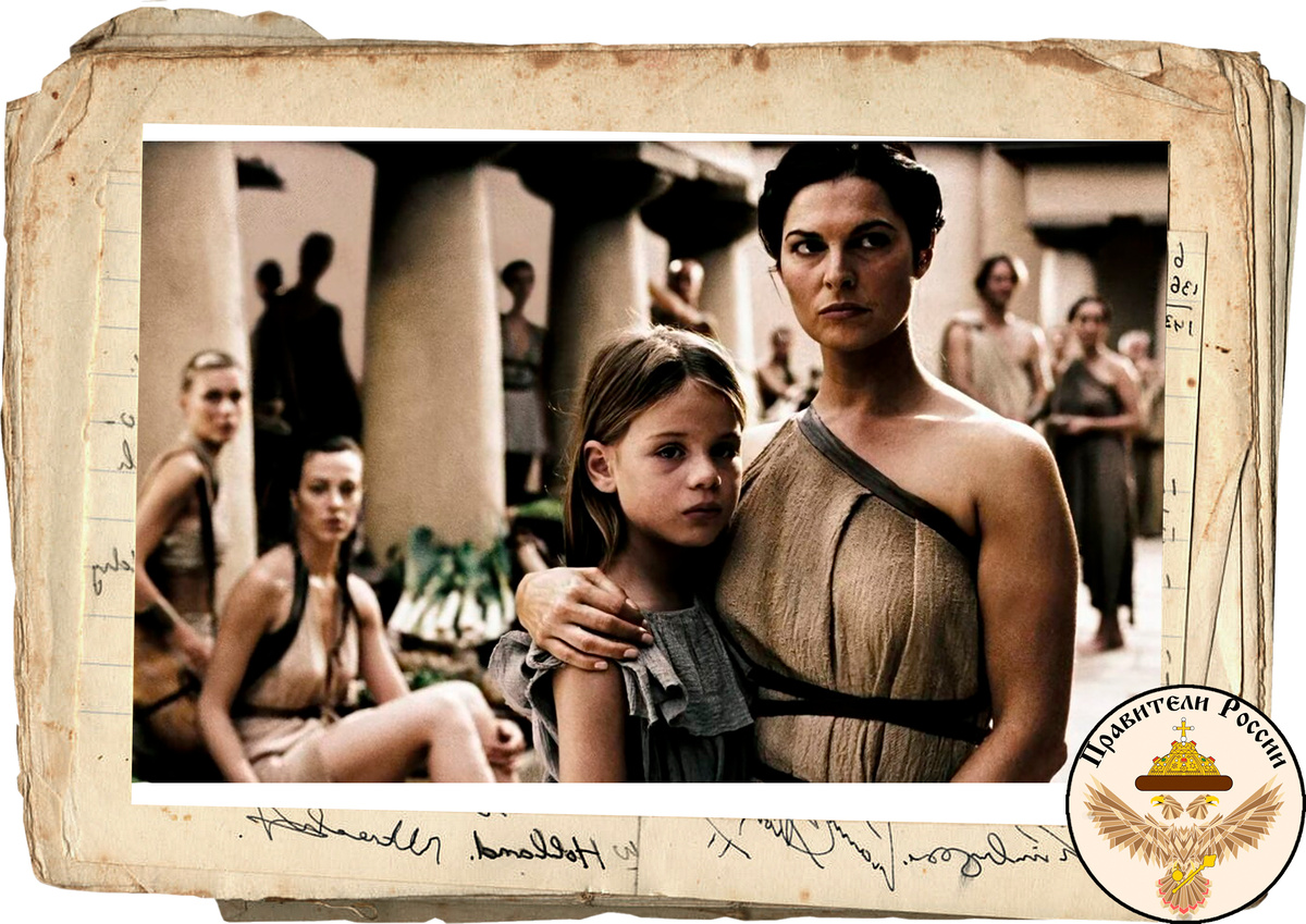 Спартанки, кадры из фильма.