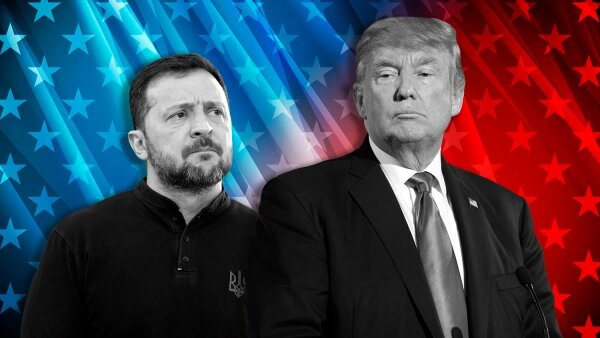 Глава киевского режима Зеленский впал в немилость к Трампу и его команде. Коллаж © Life.ru. Фото © Shutterstock / FOTODOM / Frederic Legrand - COMEO, saicle, © ТАСС / TETIANA DZHAFAROVA