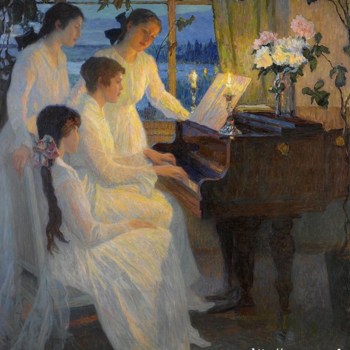 Николай Богданов-Бельский  "Симфония" (1907-1920-ые)