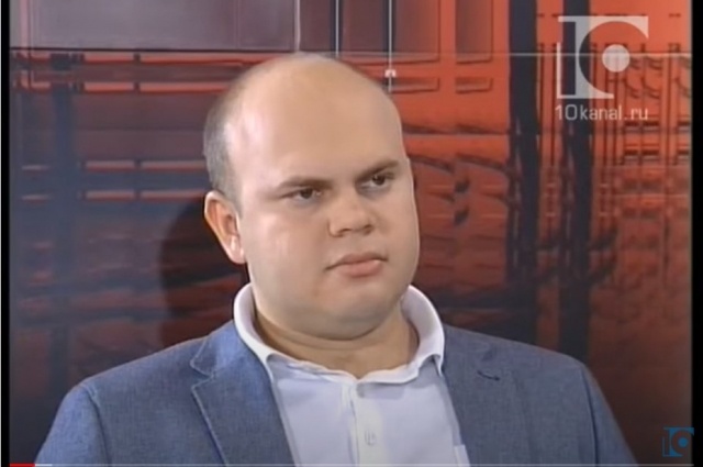    Александр Попов. Кадр видео/ 10kanal