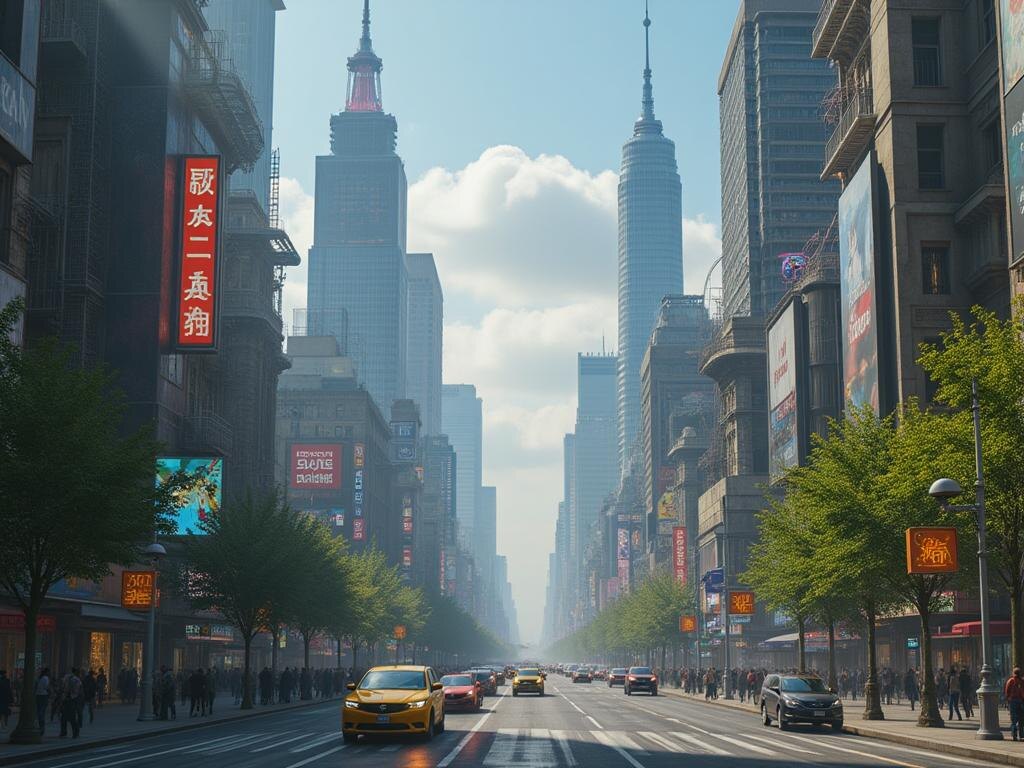 Город через 50 лет