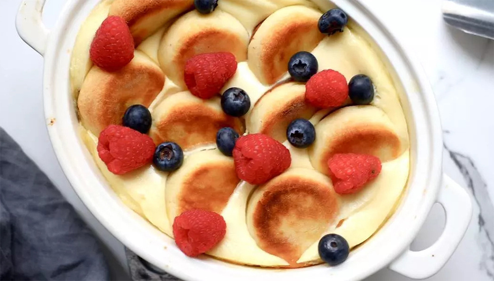 Сырники в сметанной заливке