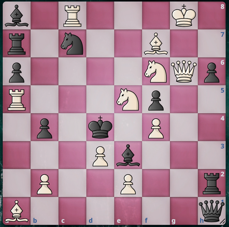 1. Мат в 2 хода, ход белых