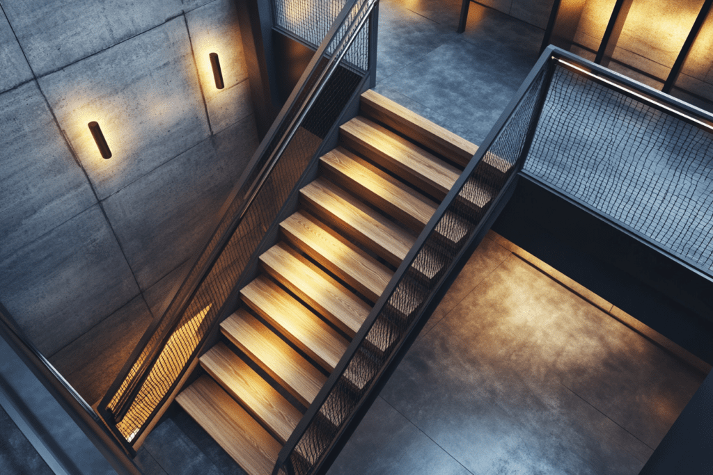    Эстетика и безопасность: идеальное освещение для лестниц на металлокаркасе от ZMK-Zenit в Уфе ZMK-ZENIT