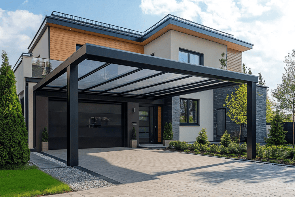    Поликарбонатные навесы в Уфе: прочность, стиль и защита от капризов погоды с ZMK-Zenit ZMK-ZENIT