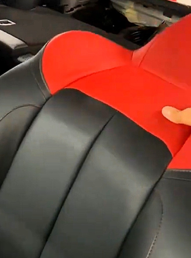 Сломанное, якобы, в ДТП сиденье кроссовера Changan