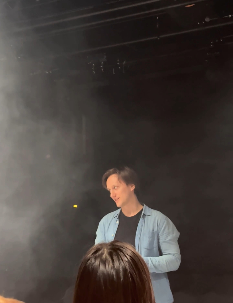 Юрий Титов и небольшое слово перед предпоказом.