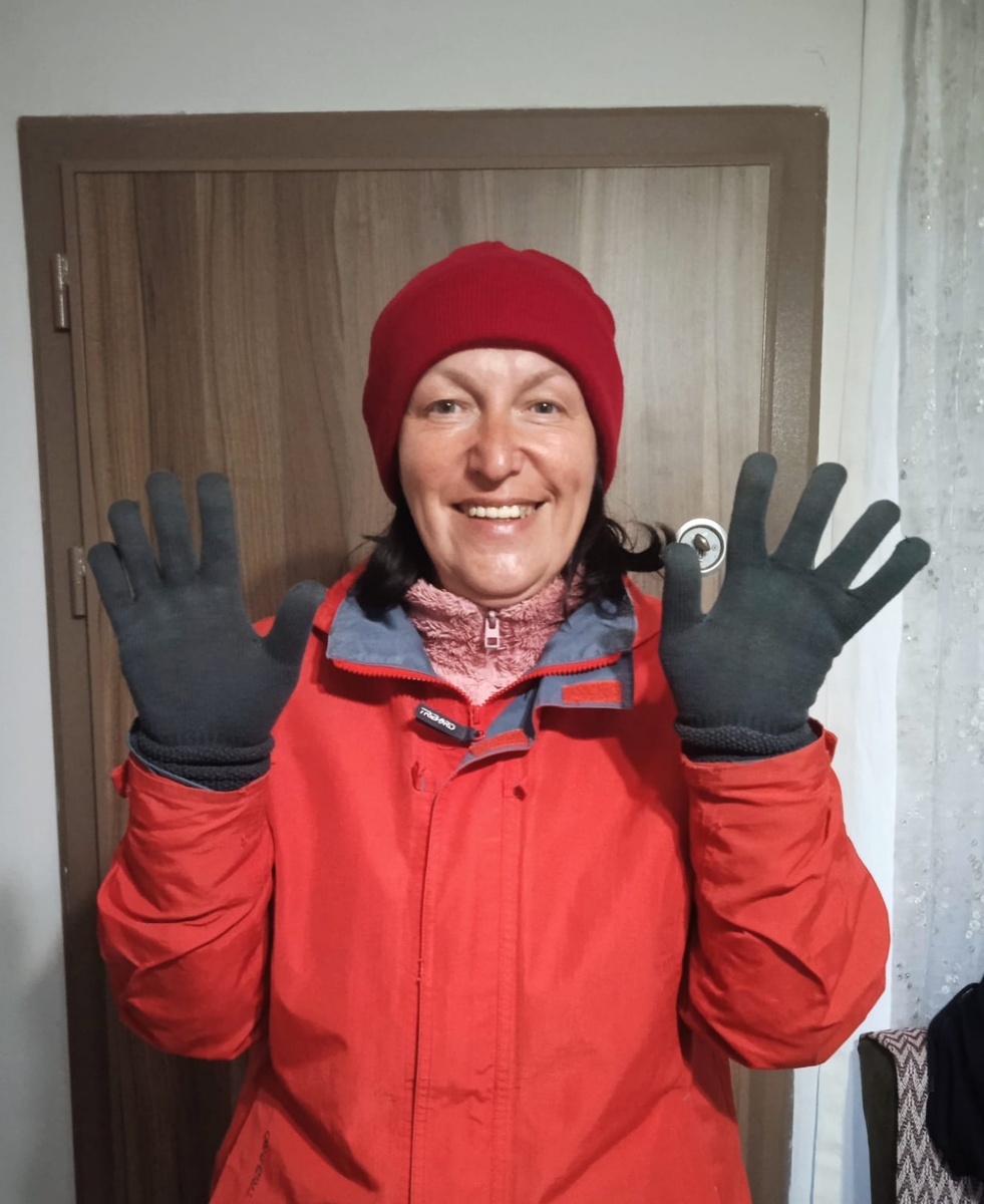 Первый раз в Турции надела перчатки