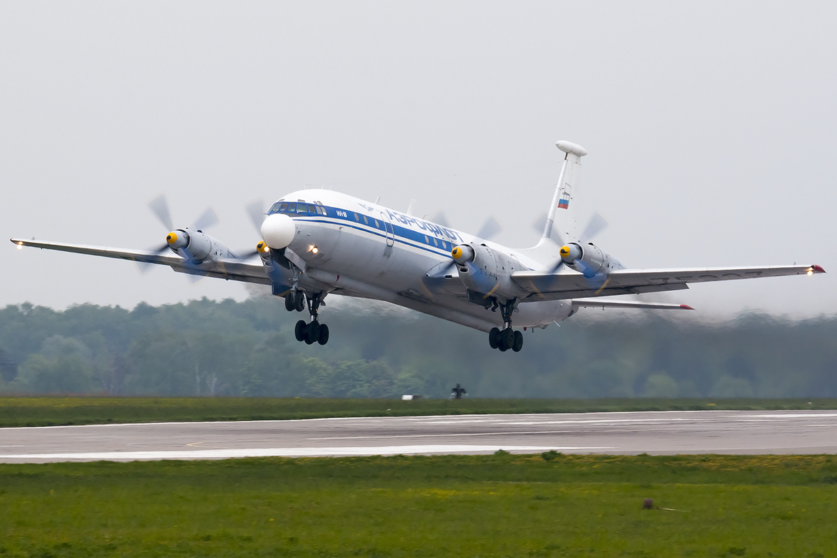 Ил-22 на взлете. Источник фото: Dmitry Terekhov from Odintsovo, Russian Federation, CC BY-SA 2.0 <https://creativecommons.org/licenses/by-sa/2.0>, via Wikimedia Commons