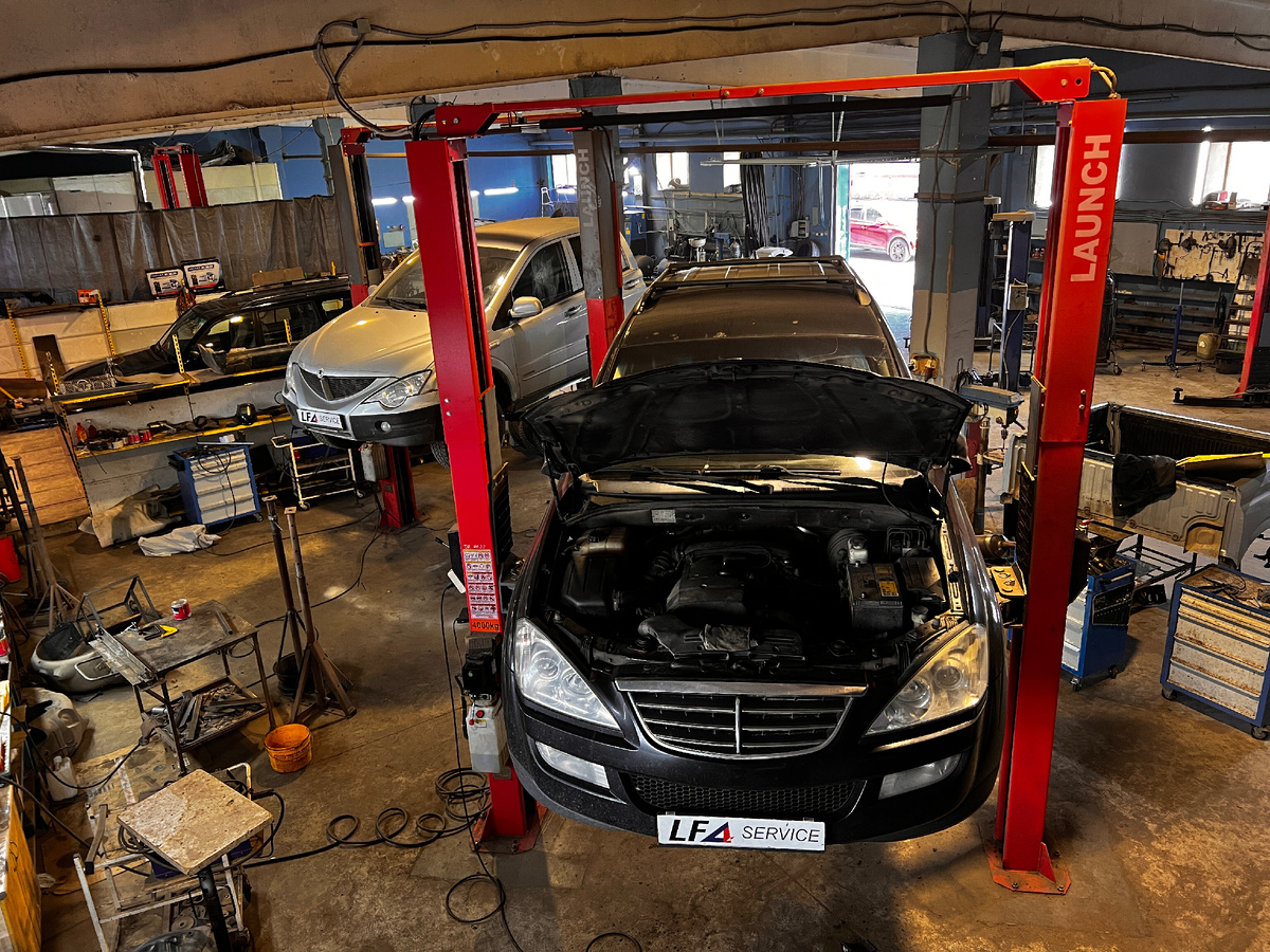 Ремонт рамы внедорожника SsangYong в LFA Service