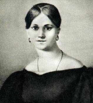 Анна Петровна Керн. Портрет кисти неизвестного художника. Около 1830 года. Из открытых источников 